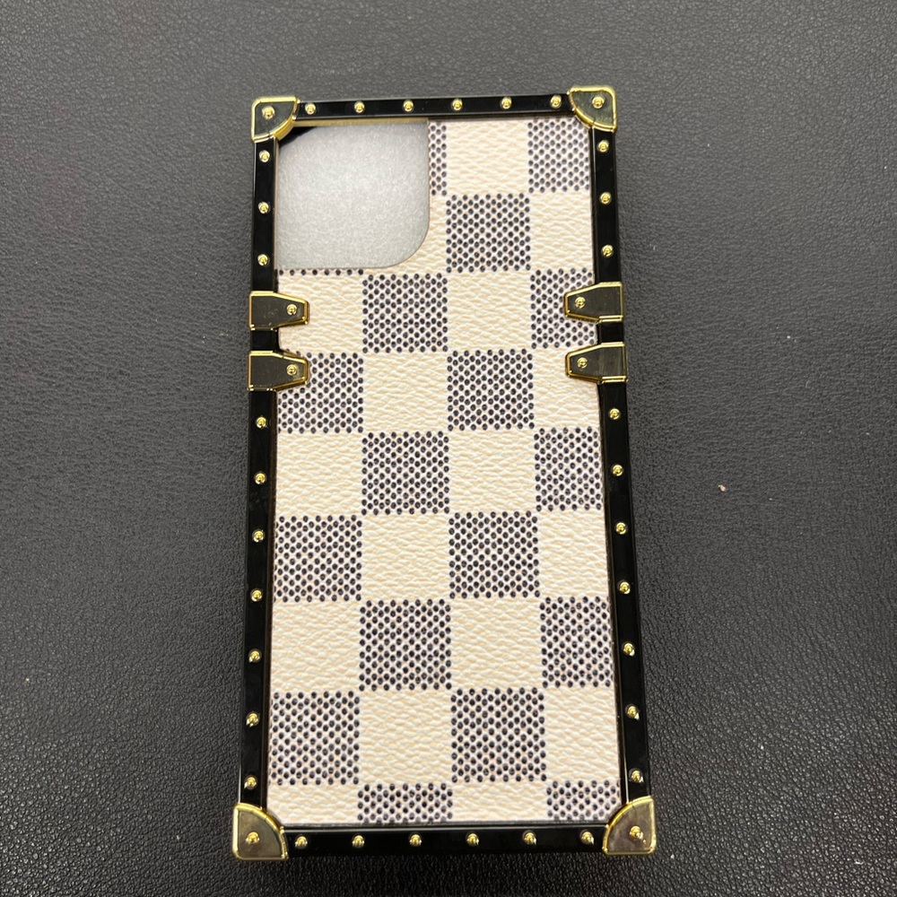 iPhone 13 checkered hybrid case